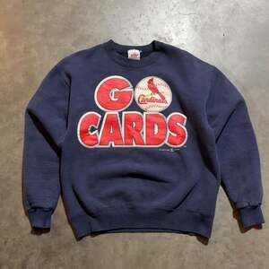 Vintage 1998 St. Louis Cardinals Roster Crewneck Sweatshirt - 90s MLB Size M